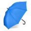 Verdure 190T Pongee 23" Parapluie à crochet coupe-vent Ouverture automatique - Bleu