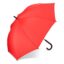 Verdure 190T Pongee 23" Parapluie à crochet coupe-vent Ouverture automatique - Rouge