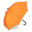 Verdure 190T Pongee 23" Parapluie à crochet coupe-vent Ouverture automatique - Orange