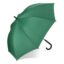 Verdure 190T Pongee 23" Parapluie à crochet coupe-vent Ouverture automatique - Vert foncé