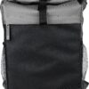 Sac à dos à rabat roulé Yani | Hydrofuge - Gris
