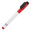 Marqueur pour tableau blanc avec aimant et raclette - Rouge