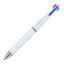Stylo 4 couleurs - Blanc