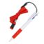 Stylo 3 couleurs avec grip et cordon - Blanc / rouge
