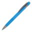 Stylo à bille en aluminium Toulouse Softtouch - Bleu clair