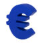 Eurochill Balle antistress - Bleu