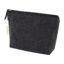 Cospex Trousse de toilette en coton recyclé - Noir