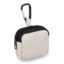 Pochette en nylon pour écouteurs 6,5 x 6 cm - Beige