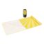 Serviette de plage R-PET à séchage rapide 100 × 180 cm, sublimation - Jaune