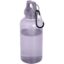 Bouteille d'eau Oregon de 400 ml en plastique recyclé avec mousqueton - Lilas
