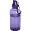 Bouteille d'eau Oregon de 400 ml en plastique recyclé avec mousqueton - Violet crépuscule