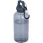 Bouteille d'eau Oregon de 400 ml en plastique recyclé avec mousqueton - Bleu hale