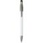 Stylo bille recyclé RCS avec stylet et toupie antistress (encre bleue) Rill - Blanc