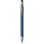 Stylo bille recyclé RCS avec stylet et toupie antistress (encre bleue) Rill - Bleu océan