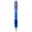 Stylo bille en plastique recyclé RCS avec corps et grip colorés (encre noire) Nash - Bleu royal