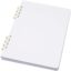 Carnet de notes à spirales Fil A5 à couverture rigide en papier recyclé RCS - Blanc