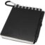 Ensemble carnet souple d’extérieur recyclé et stylo bille (encre noire) Lig Mini - Noir