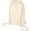 Sac refermable à cordon Odisha de 5 L bio certifié OCS 100 g/m² - Naturel