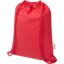 Sac Peru Blend de 5 L avec cordon en coton recyclé 180 g/m2 certifié GRS - Rouge
