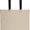 Sac shopping en coton 140 g/m2 Maris - Noir