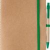Carnet Theodore | Carton | A5 | Uni | Avec stylo - Vert