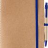Carnet Theodore | Carton | A5 | Uni | Avec stylo - Bleu cobalt