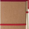 Carnet Emory | Carton | A6 | Ligné - Rouge
