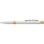 Stylo bille Calandra | Bambou - Blanc