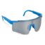 Tom R-PC Lunettes de sport avec verres miroir UV400 - Bleu clair