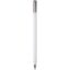 Stylo à bille à mécanisme rotatif SMART en aluminium recyclé (encre noire) - Blanc