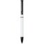 Stylo à bille à ressort en aluminium recyclé Verton avec capuchon (encre bleue) - Blanc