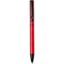 Stylo à bille à ressort en aluminium recyclé Verton avec capuchon (encre bleue) - Rouge