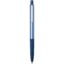 Stylo à bille Soffit en aluminium recyclé, à mécanisme à clic et anodisé (encre bleue) - Bleu océan