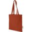 Sac shopping Madras en coton certifié GRS de 140 g/m2 de 7 L - Brique