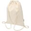Sac de 5 L avec cordon Oregon Blend en coton recyclé 140 g/m² certifié GRS - Naturel