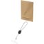 Lanyard de poignet recyclé Arich RCS avec câble de recharge Type-C de 20 W intégré - Noir