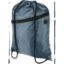 Sac à cordon Oriole en RPET avec poche avant zippée, 5 L - Bleu hale