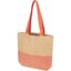 Sac fourre-tout en papier paille Rhythm, 10 L - Brique