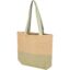 Sac fourre-tout en papier paille Rhythm, 10 L - Vert bruyère
