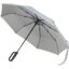 Parapluie pliable SMART 21 pouces en RPET - Gris clair