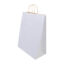 Papbag M Sac cadeau en papier, format moyen - Blanc