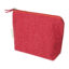 Cospex Trousse de toilette en coton recyclé - Rouge