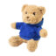 Hobear Ours en peluche en RPET avec sweat à capuche - Bleu