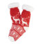 Norsokkar Chaussettes-pantoufles de Noël - Rouge