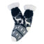 Norsokkar Chaussettes-pantoufles de Noël - Bleu