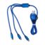 Câble de charge Leif - Bleu cobalt