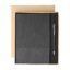 Set carnet Tarek | Simili-cuir | A5 | Avec stylo bille - Noir